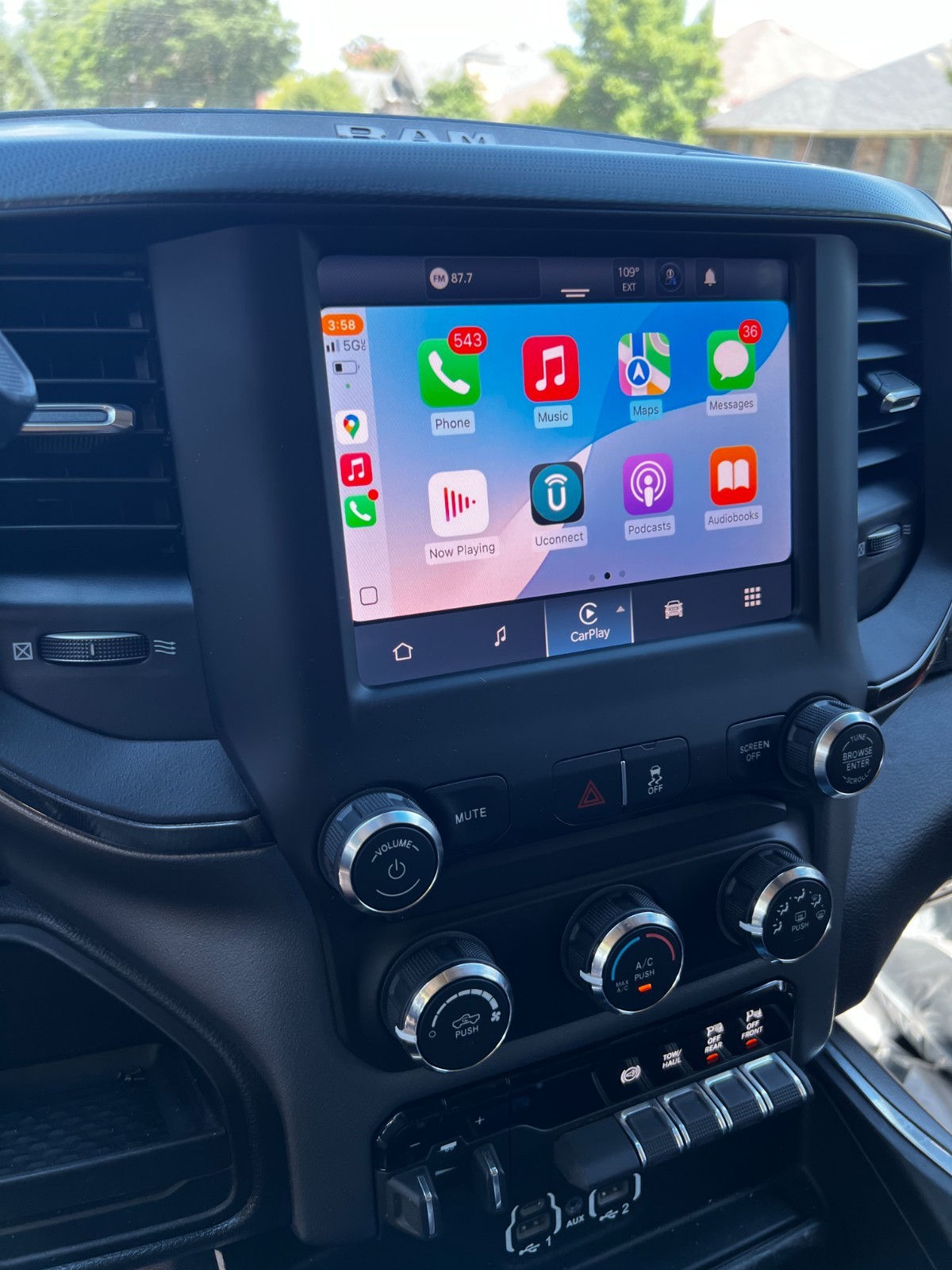 2019-2024 OEM Ram 1500 2500 3500 Uconnect 5 8.4-inch Screen UBD Upgrade Kit