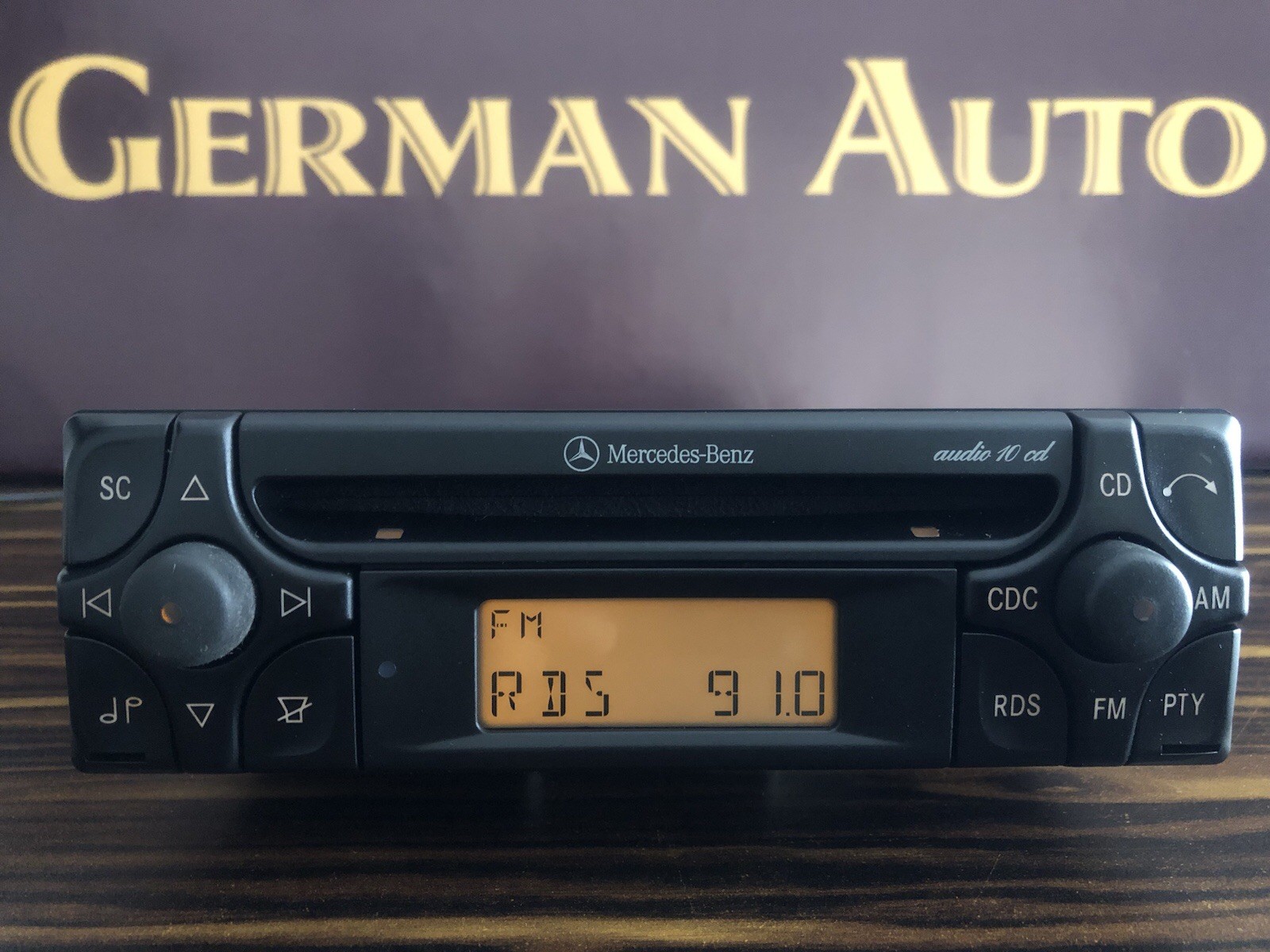 Original Mercedes Benz Becker Alpine Audio 10 CD MF2910 Car Radio W124 W202 W210