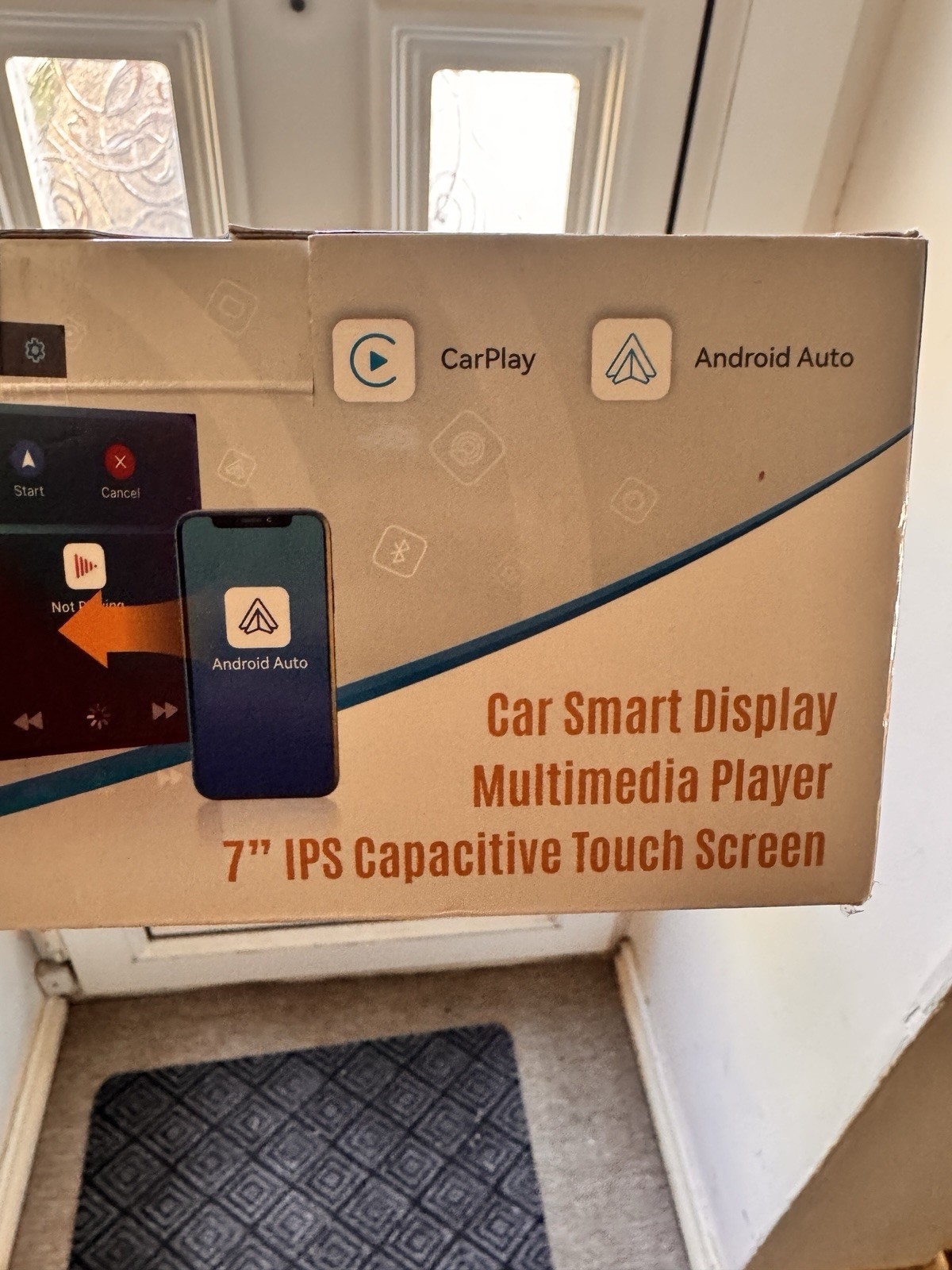 7″ HD Portable Touch Screen Wireless Apple Carplay Android Auto Car Radio Player