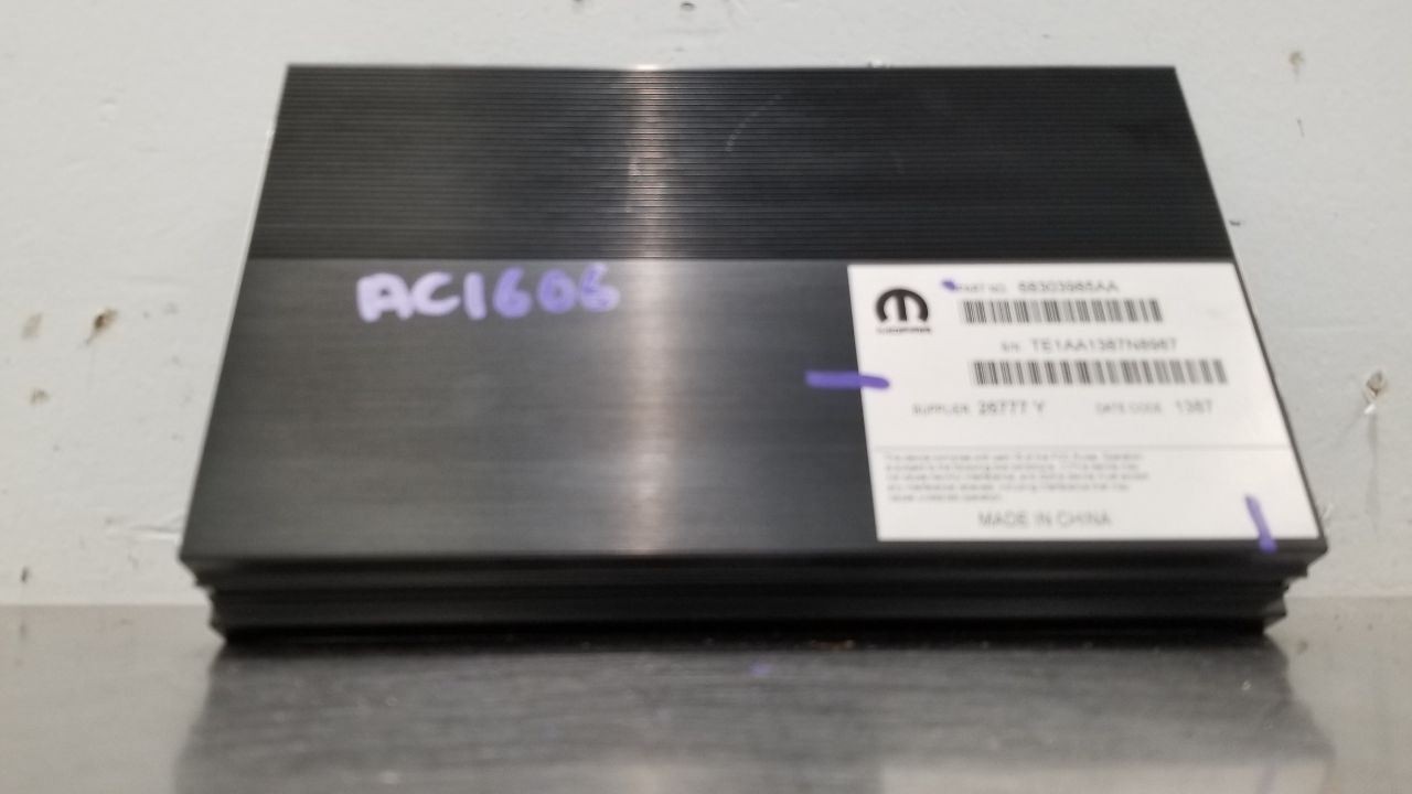 17 DODGE RAM 1500 RADIO AUDIO AMP AMPLIFIER CREW CAB 68303985AA
