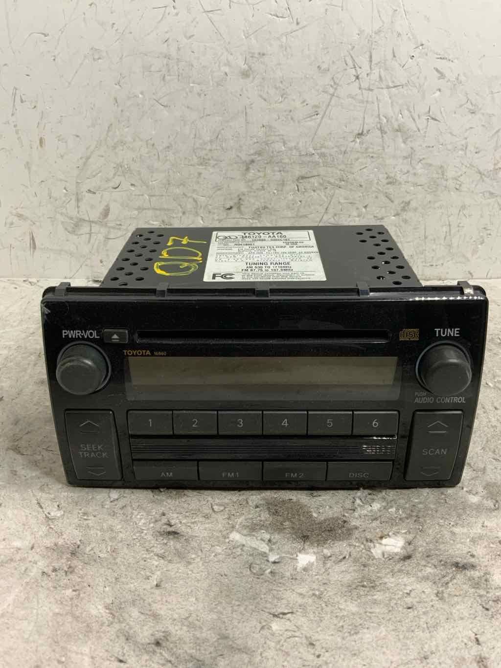 05-06 Toyota Camry Audio & Visual Equip ID#Radio16860 86120-AA160 W/ONav 58895