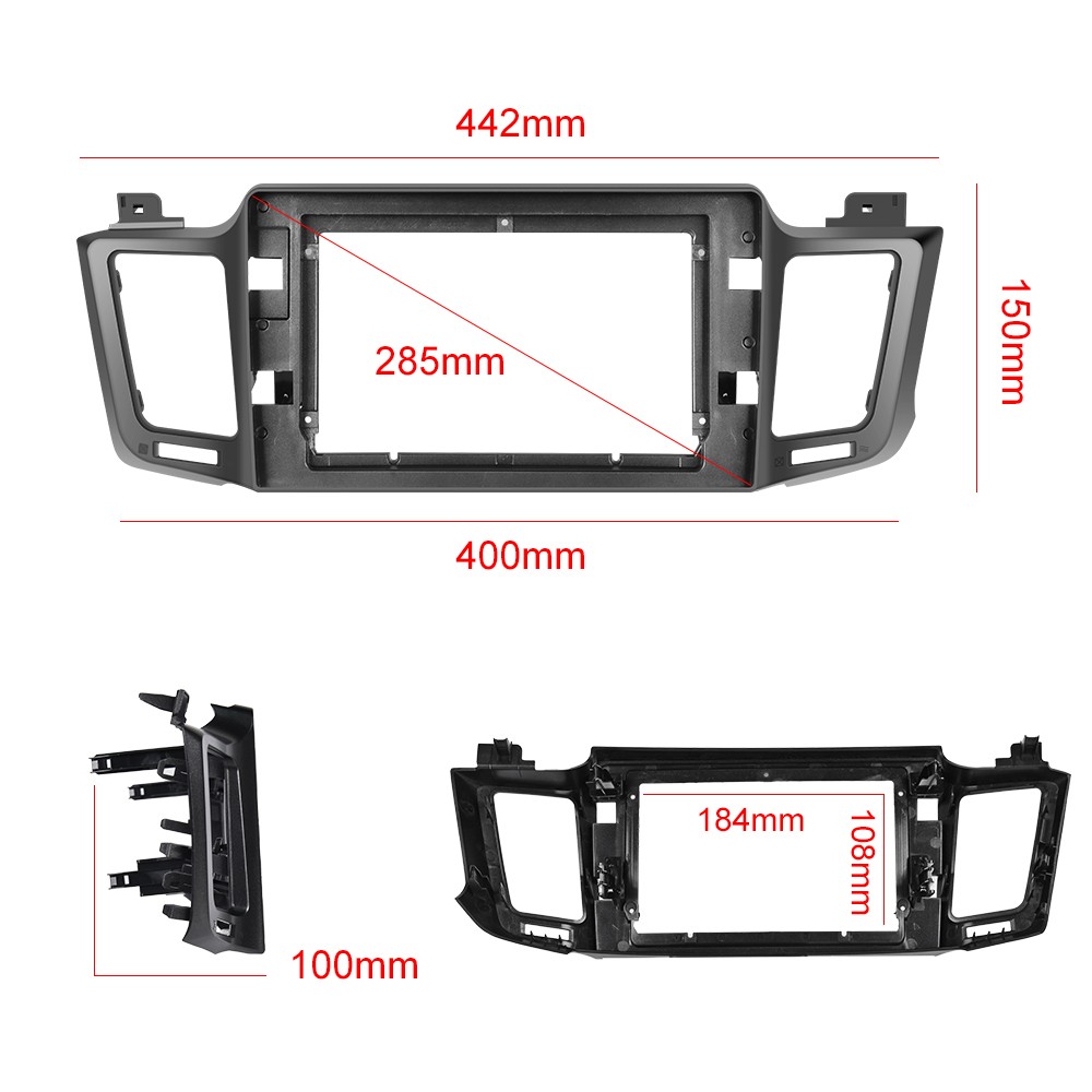 6+128GB For Toyota RAV4 2013-2018 Android 15 Apple CarPlay Car Stereo Radio GPS