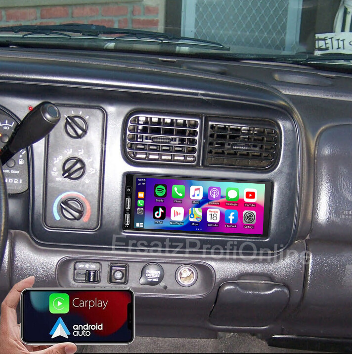 For 1987-2000 Dodge Dakota Apple Carplay Car Radio Android GPS FM Stereo DSP FM