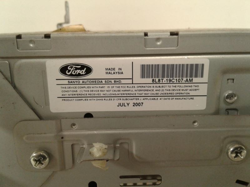 Audio Equipment Radio Receiver Am-fm-cd Fits 08-09 MAZDA TRIBUTE 1389568