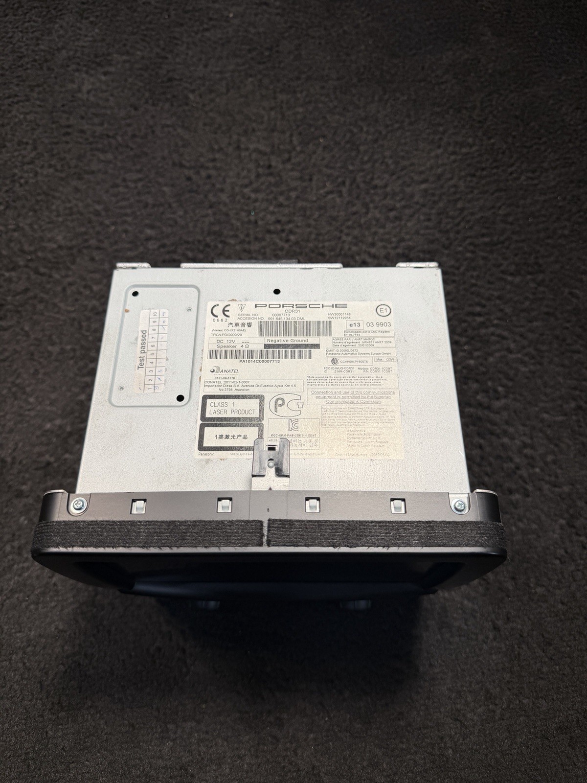 2013-2016 Porsche Boxster Cayman Display Screen Monitor CDR31 OEM 99164513403