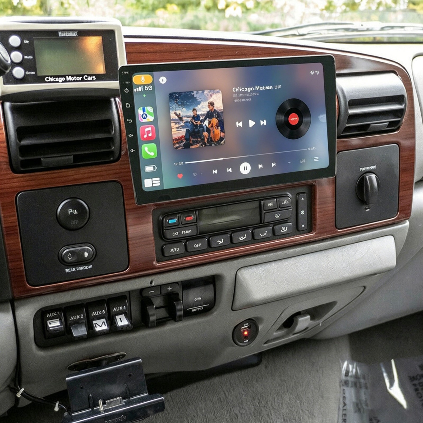 GPS Radio 2005-2007 For Ford F-250 F-350 F-450 F-550 Carplay Navigation Wifi DSP