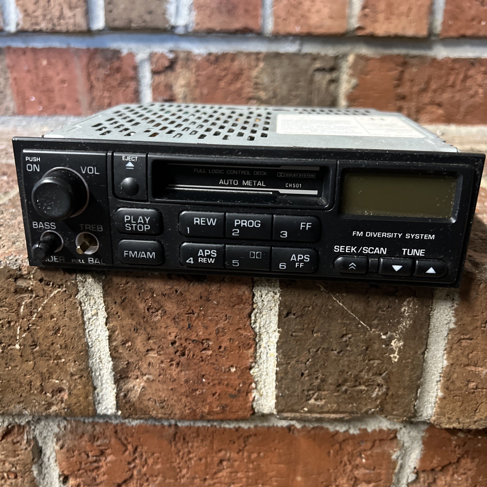 Clarion PN-9551I car radio AM/FM Stereo W/ Cassette Tape Player NOT TESTED