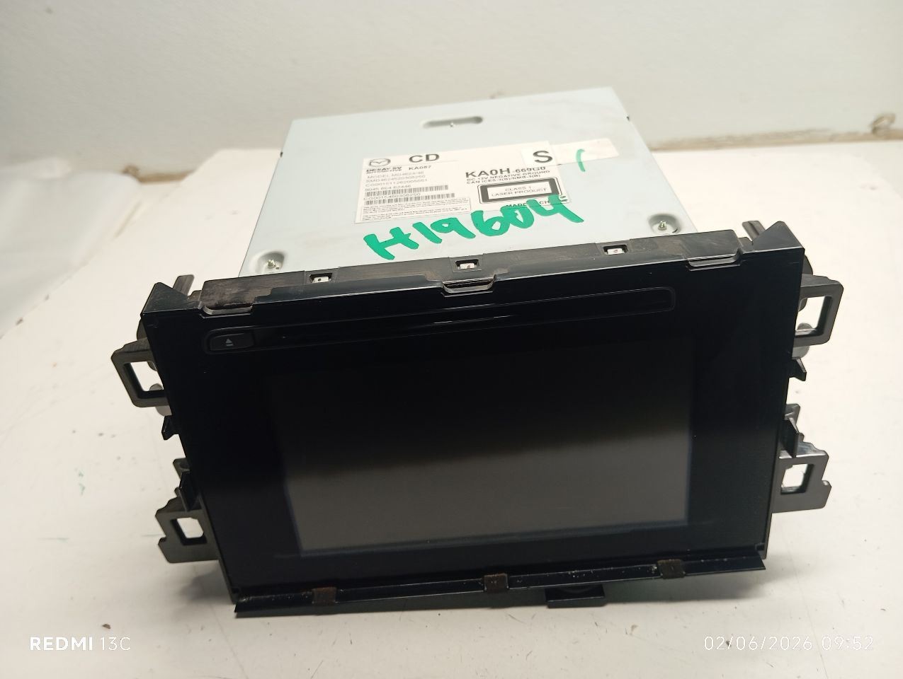 Audio Equipment Radio Receiver Am-fm-cd Fits 16-20 MAZDA 6 4061596