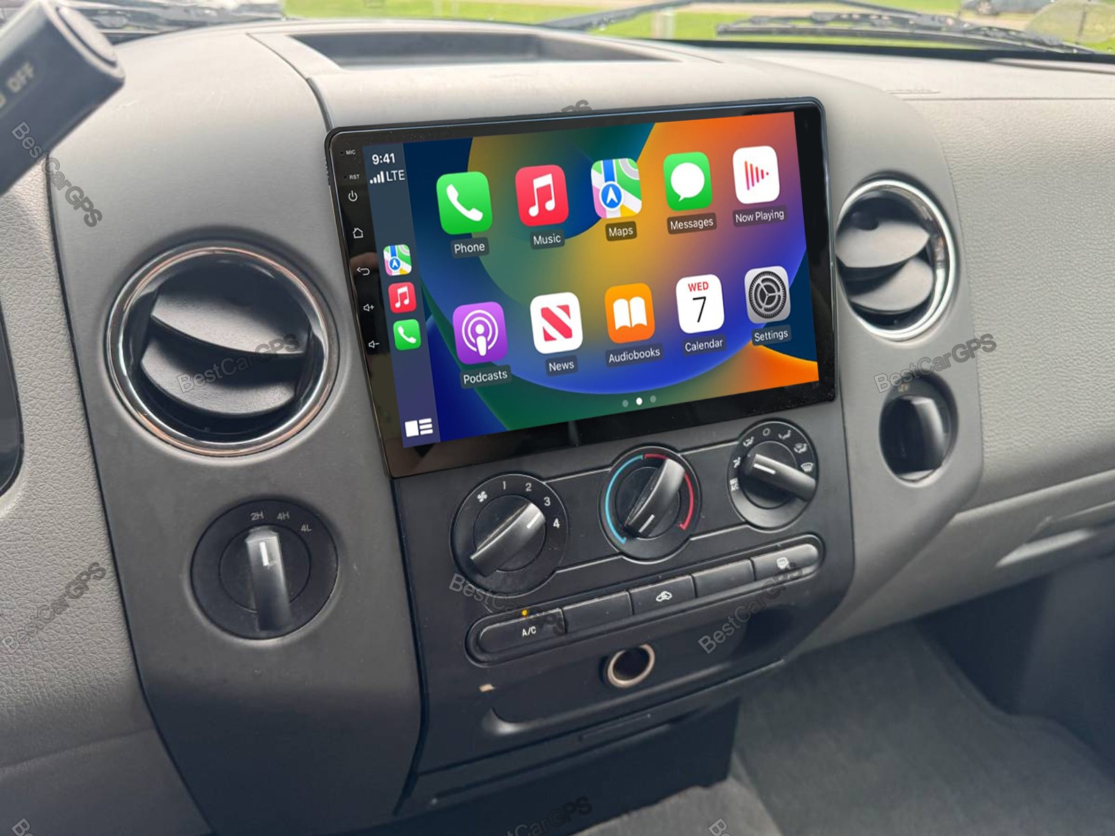 64G Android 15 Carplay 10″ For Ford F150 F-150 2004-2008 Stereo Radio GPS W/CAM