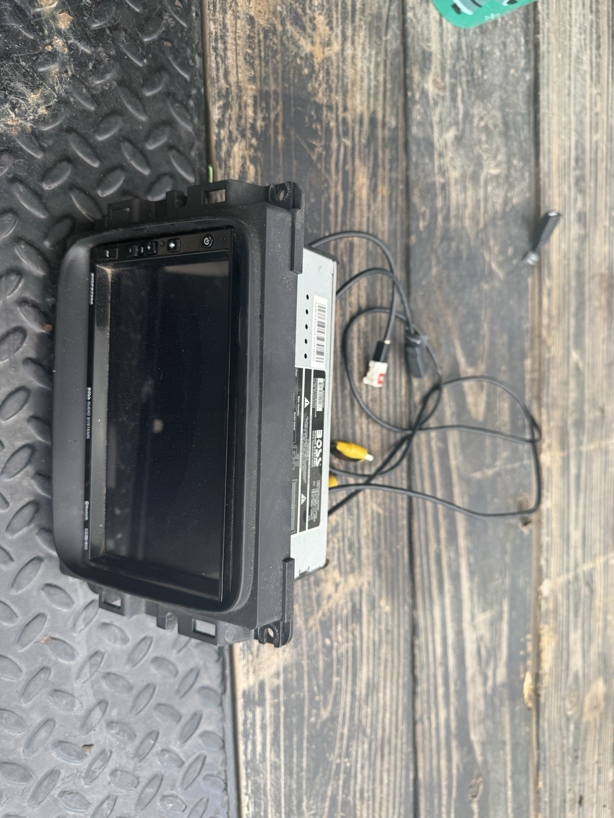 2014-2019 Dodge Ram Complete Radio Bezel With Controls And Complete Boss Radio