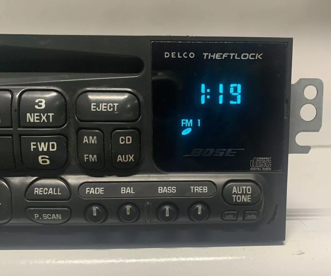 ✅96-02 Chevrolet Blazer S10 Bose AM FM CD Radio OEM STEREO 15766827 Full Lighted