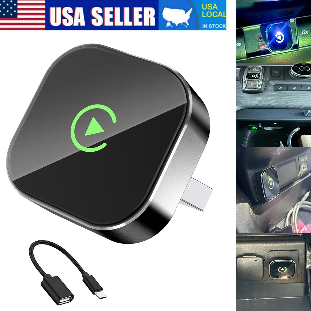 Wireless USB CarPlay Adapter Wireless Carplay Dongle For iPhone Apple Plug &Play