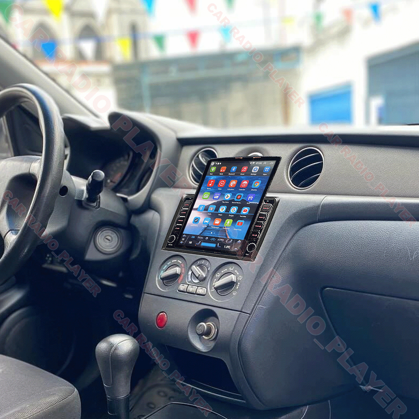 Android 15 CarPlay Stereo Radio GPS Navi BT For Mitsubishi Outlander 2003-2006