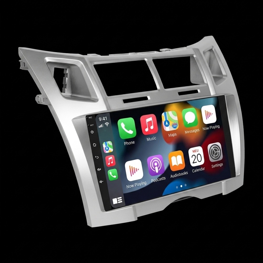 4GB+64GB Carplay Android 15 For Toyota Yaris 2007-2011 Car Radio Stereo GPS Navi