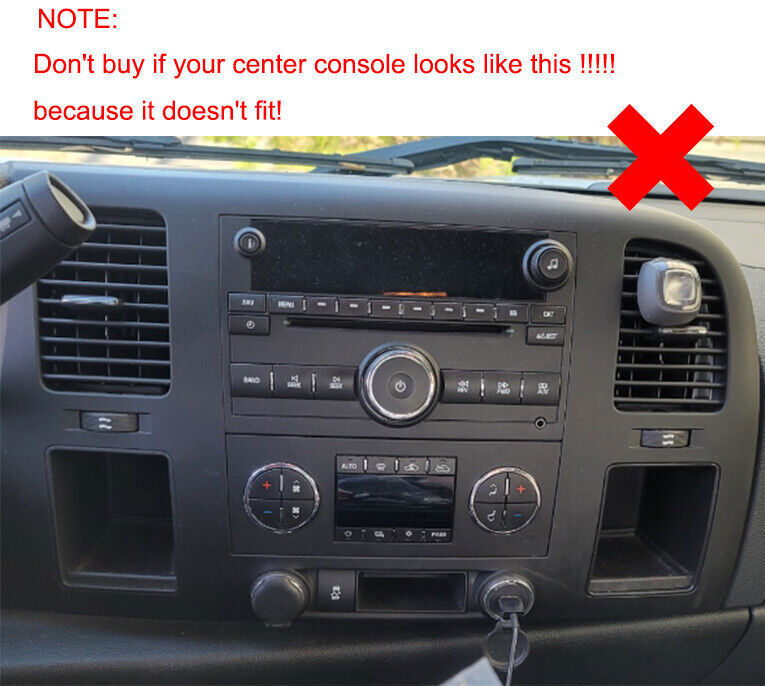 For 2007-2012 Chevrolet Silverado Apple Carplay Car Stereo Radio Android 13 GPS