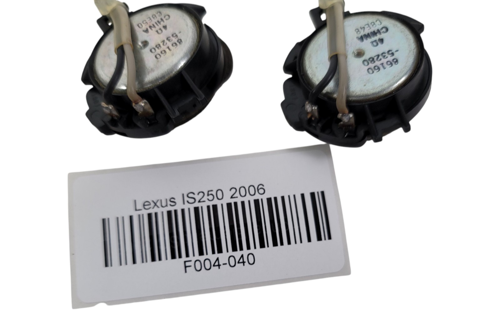 2006-2013 Lexus IS250 Tweeter Speaker Rear Door Audio Speaker Left/Right Set of