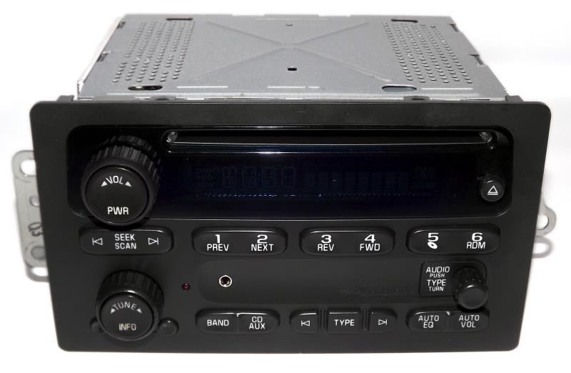 2006 GMC Yukon XL 1500 AM FM CD Radio w Upgraded Aux 3.5mm Input UB0 10359576