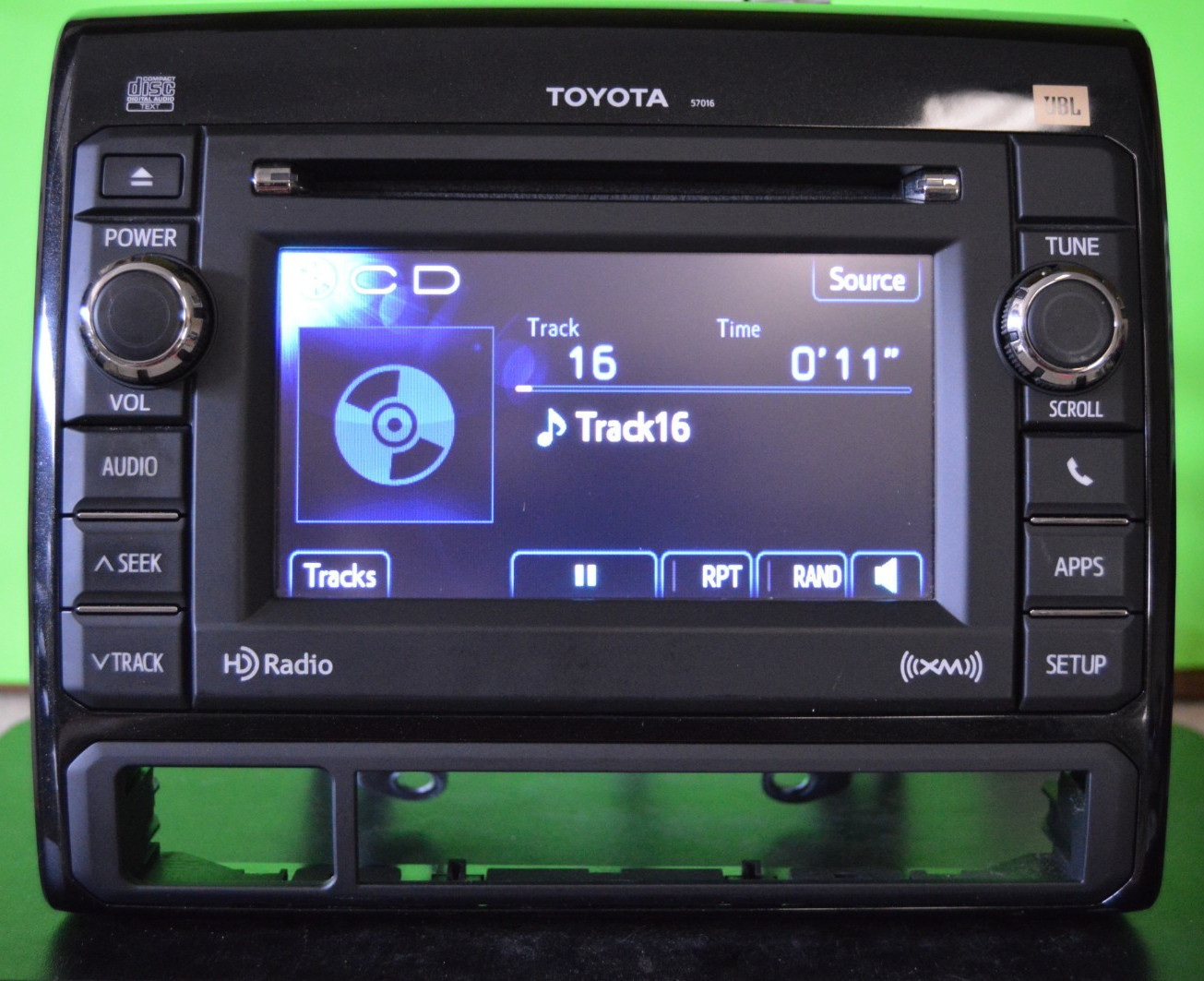 12 13 Toyota Tacoma JBL 57016 touchscreen Bluetooth CD player radio 86140-04060
