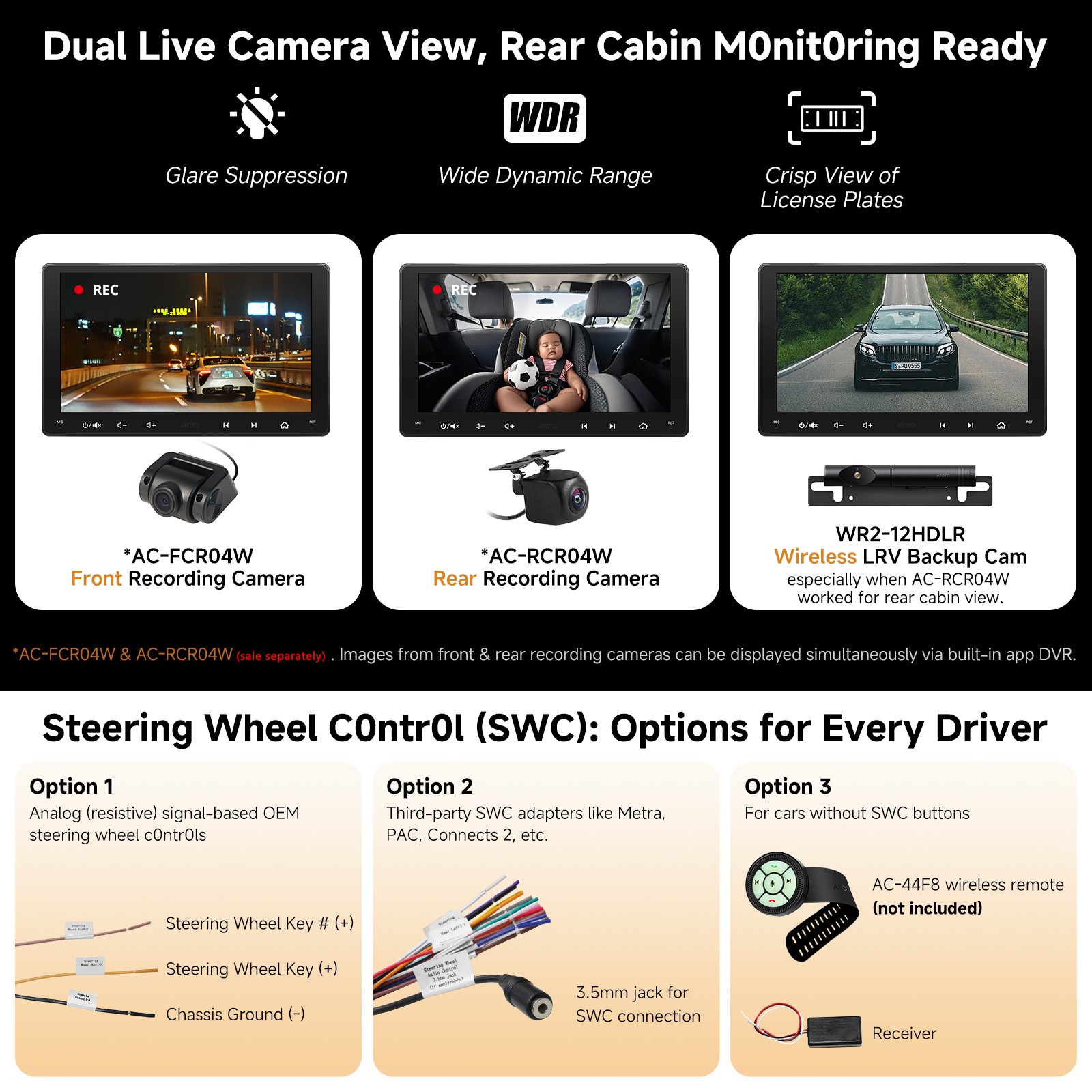 ATOTO S8 4G+32G Double Din Car Stereo GPS Play 4G LTE Android Radio 9″Multimedia