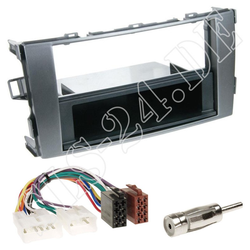 Ampire CPR60 Radio DAB + CarPlay with installation kit for Toyota Auris (E1) from 2007