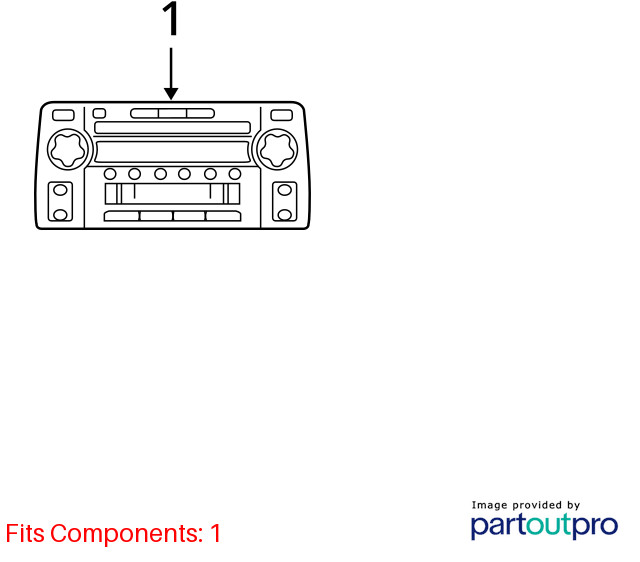 06-07 Toyota 4Runner AM FM CD MP3 WMA Stereo Radio Reciever 8612052530
