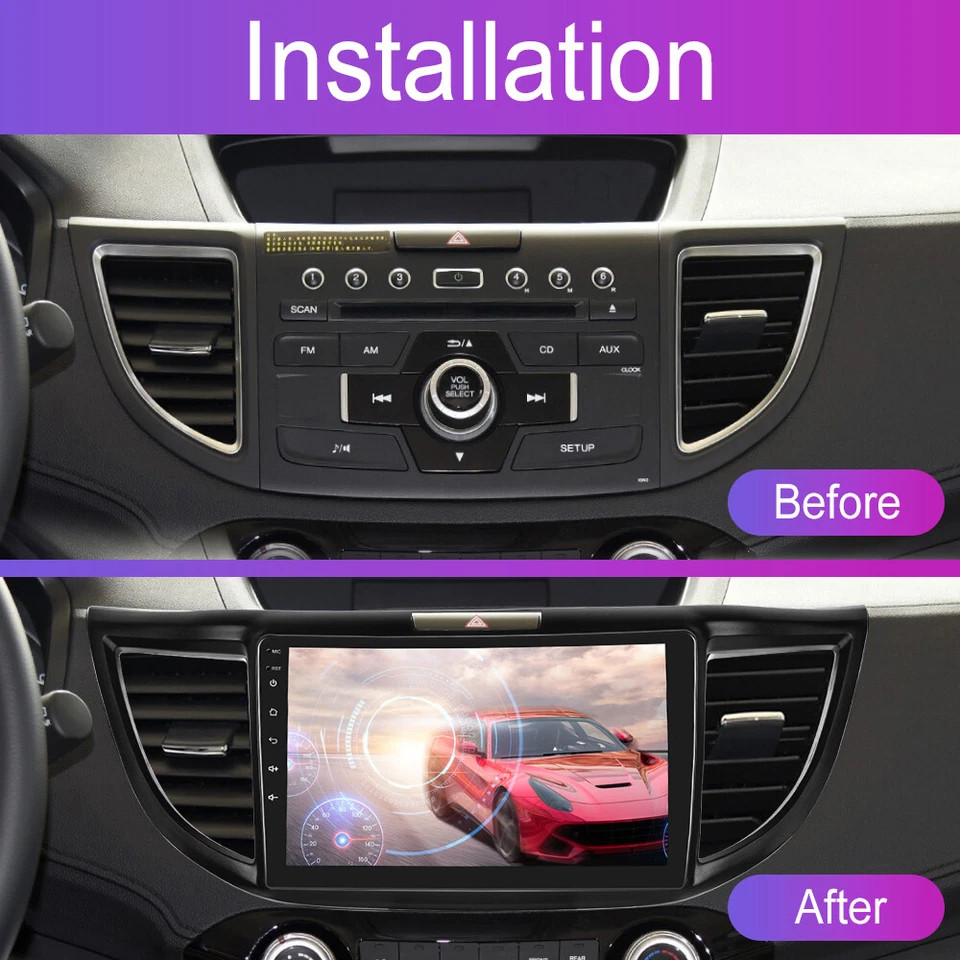Car Radio Stereo Carplay For 2012-2016 Honda CR-V 2+32G 10in Player 4+64G