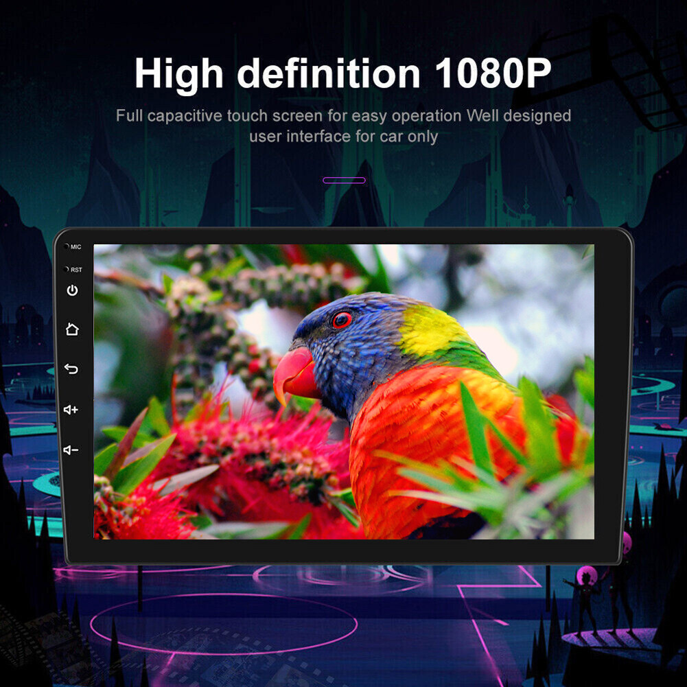 10.1″ Double 2Din Car Radio Android13 GPS Navi Carplay Touch Screen Stereo