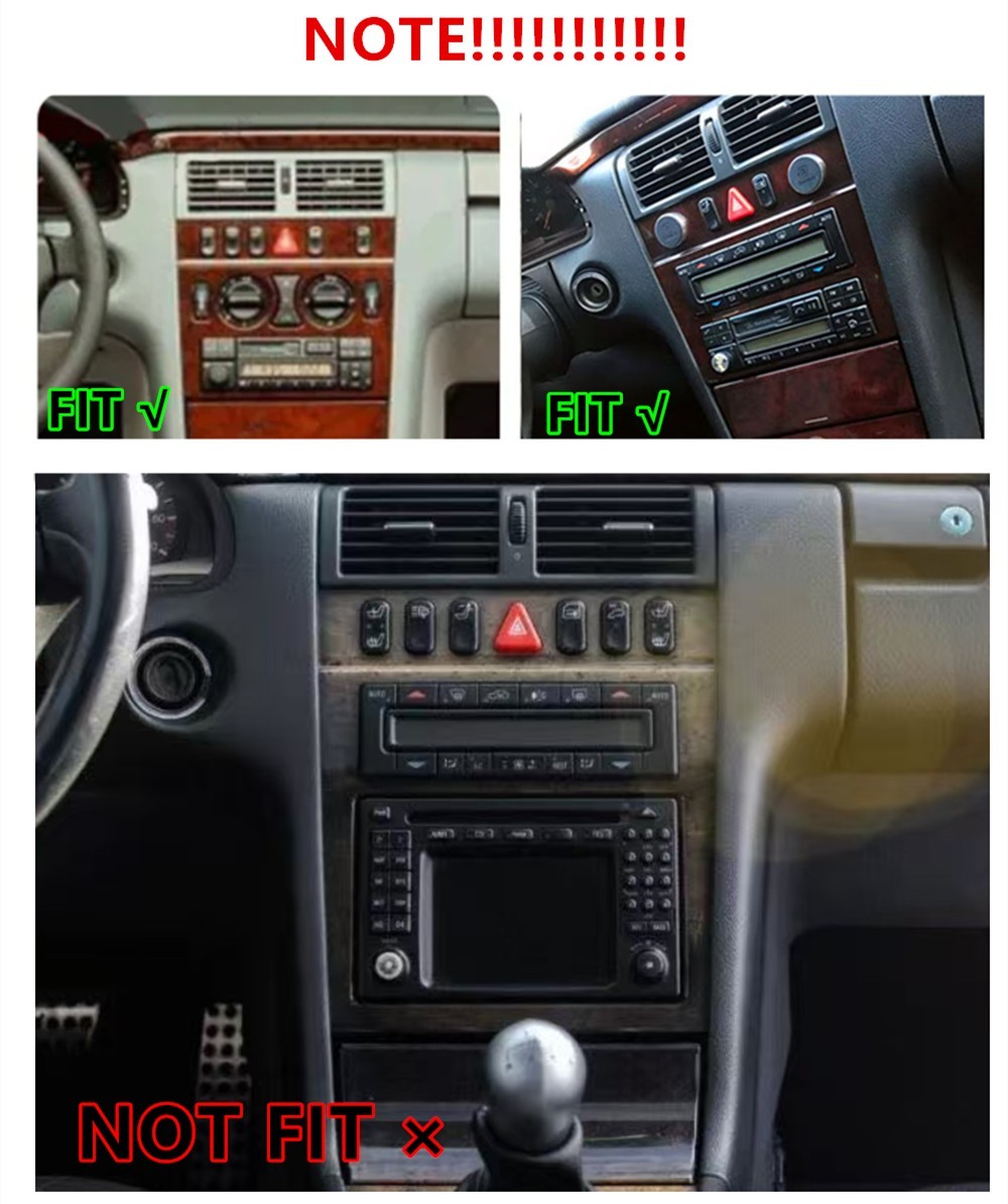 9″ For 1994-2003 Mercedes-Benz E-Class W210 S210 Carplay Stereo Radio GPS Player