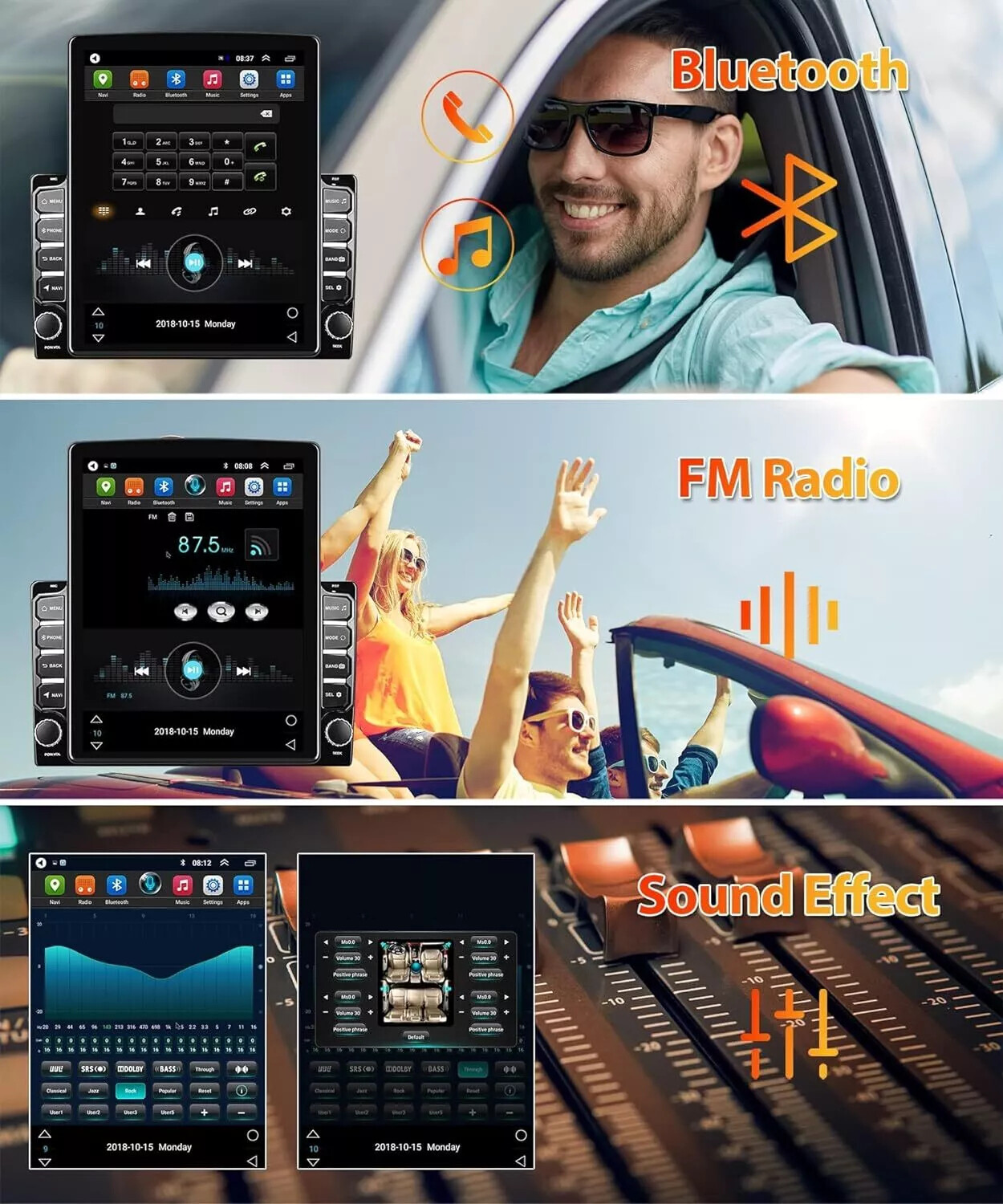 Android 15 Carplay Car Radio Stereo GPS FM For Nissan Frontier/Xterra 2009-14