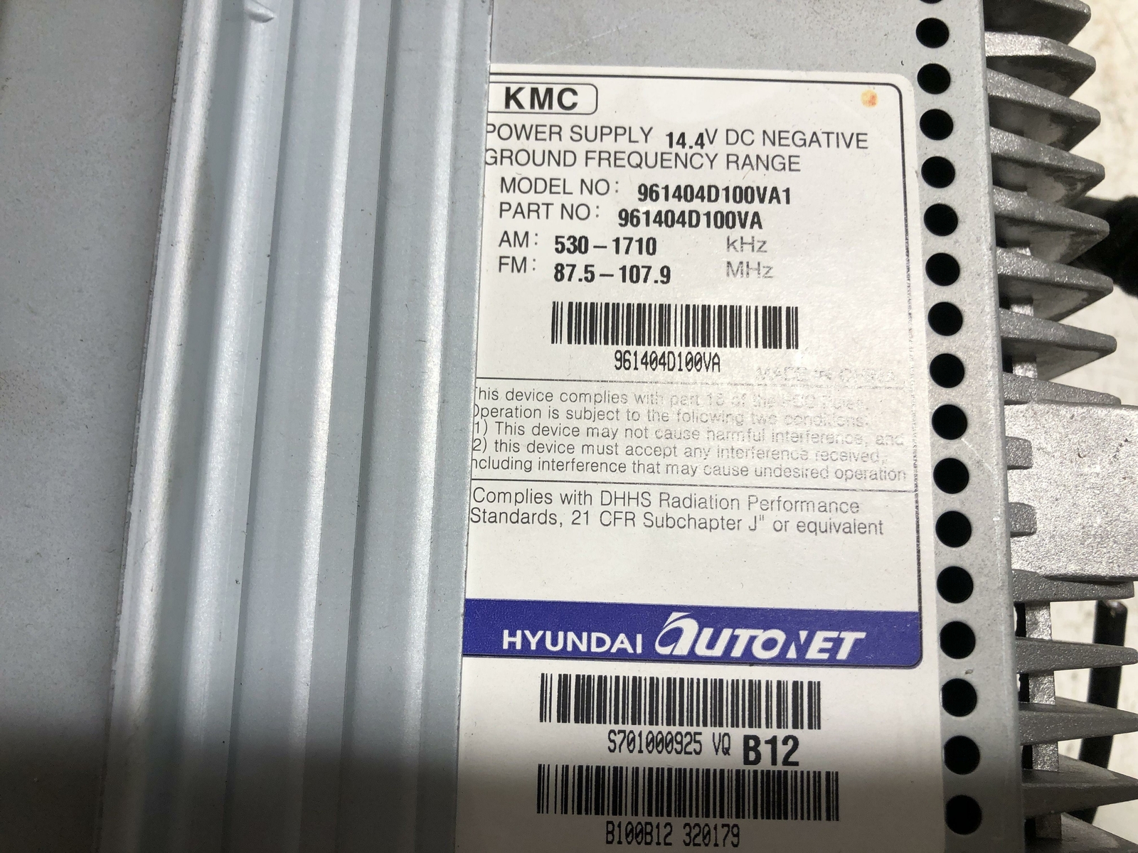 07-08 Kia Sedona Cd Player Assembly May Need Dealer Programming Oem Tested 07-08