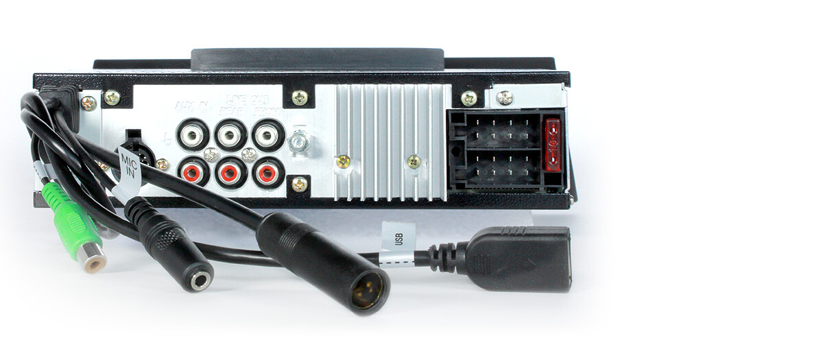 1967-1968 Camaro Bluetooth Stereo Radio Black Bezel Multi Color Display 740