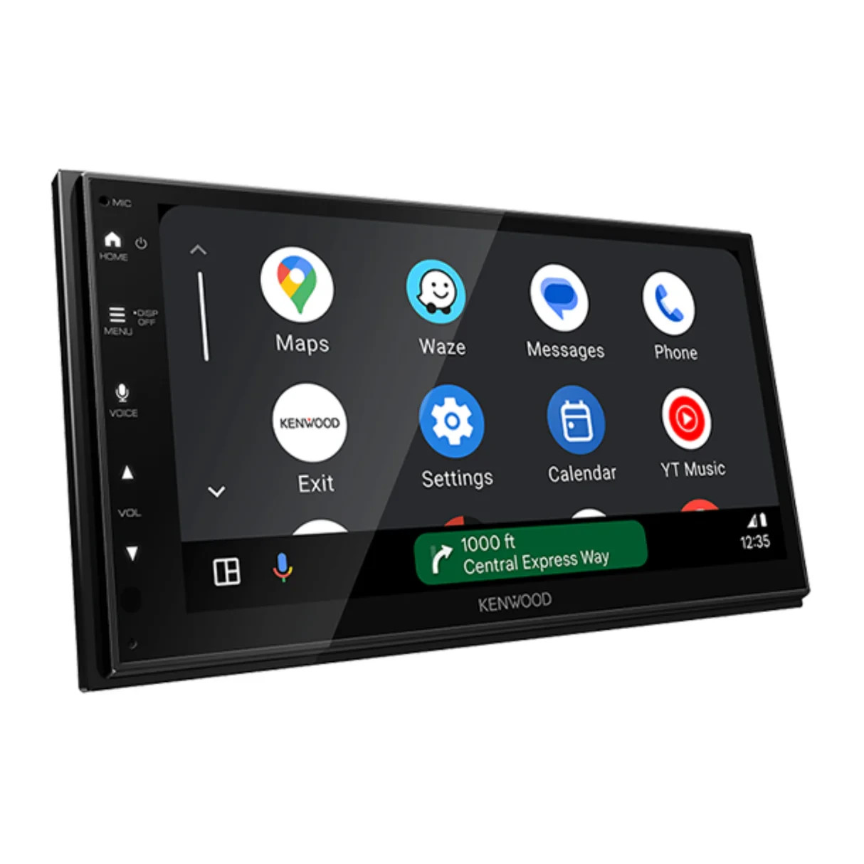 Kenwood DMX129BT – 6.8″ Mechless Android Mirroring Bluetooth USB Car Stereo