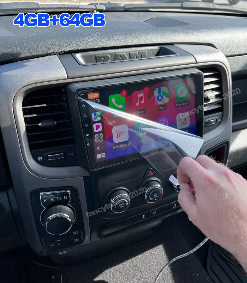 9″ Carplay Android 15 For 2013-2018 RAM 1500 2500 3500 64GB Car Stereo Radio GPS
