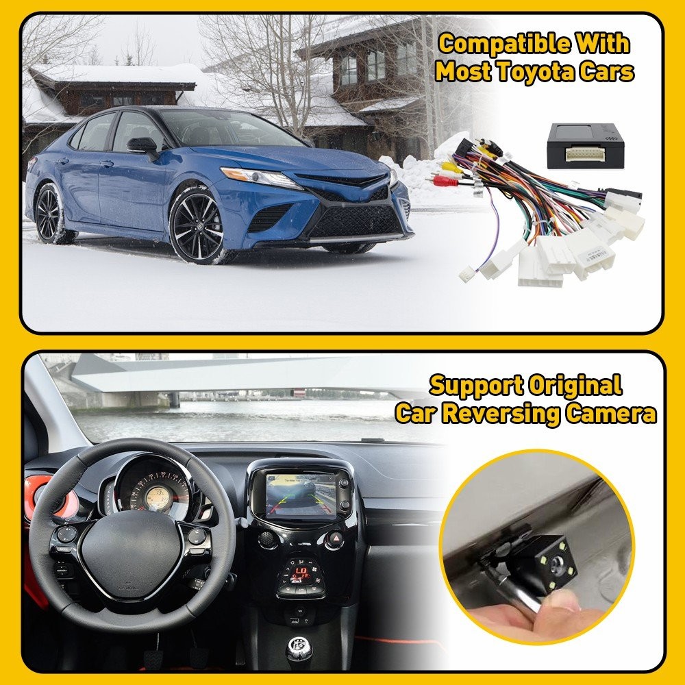 1-10Set Stereo Radio Power Harness Cable Wire Adapter Support JBL AMP For Toyota