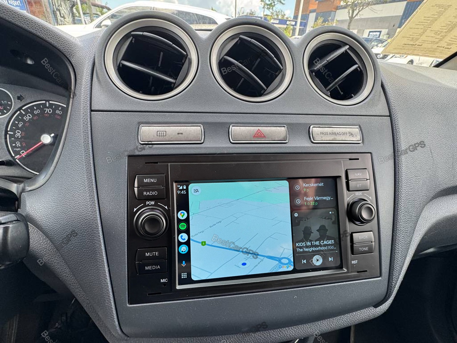 7” Android 15 Carplay Car Stereo W/CAM GPS 64G For Ford Transit Connect 2010-13