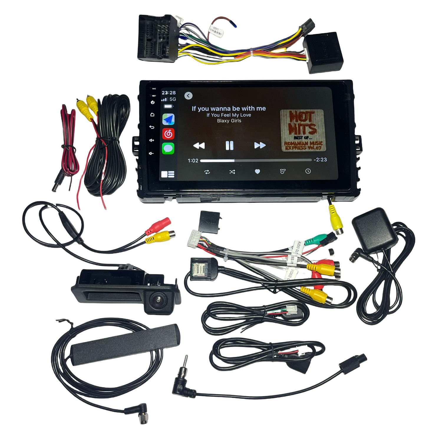 6+128GB Aluminum Alloy CarPlay Android Radio Screen For JETTA MK7 2019-2024 Car