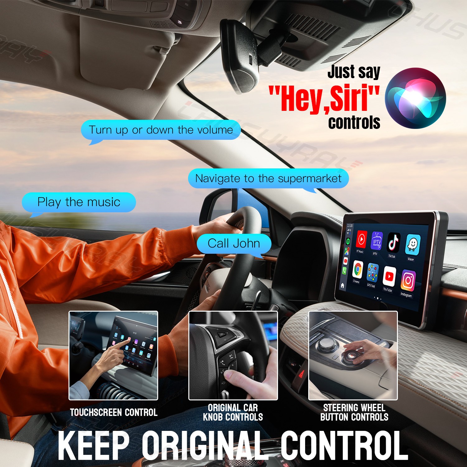 2025 USB Wireless CarPlay Adapter For iPhone Apple Wireless Dongle Plug＆Play