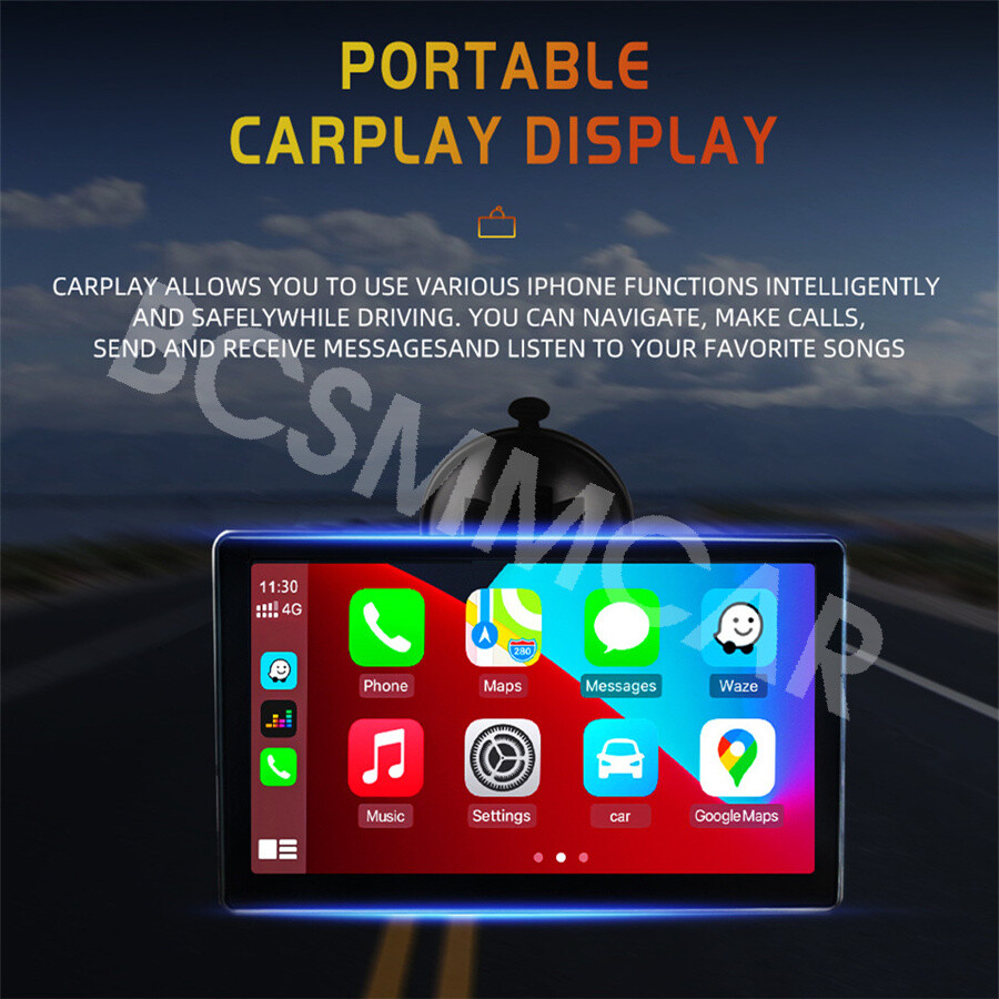 7 In Car MP5 Player Touch Screen Monitor Stereo Radio BT FM For Apple Carplay
