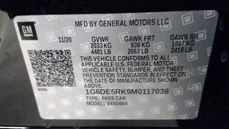 2021 Cadillac CT4 Audio Equipment Radio Amplifier 2320321
