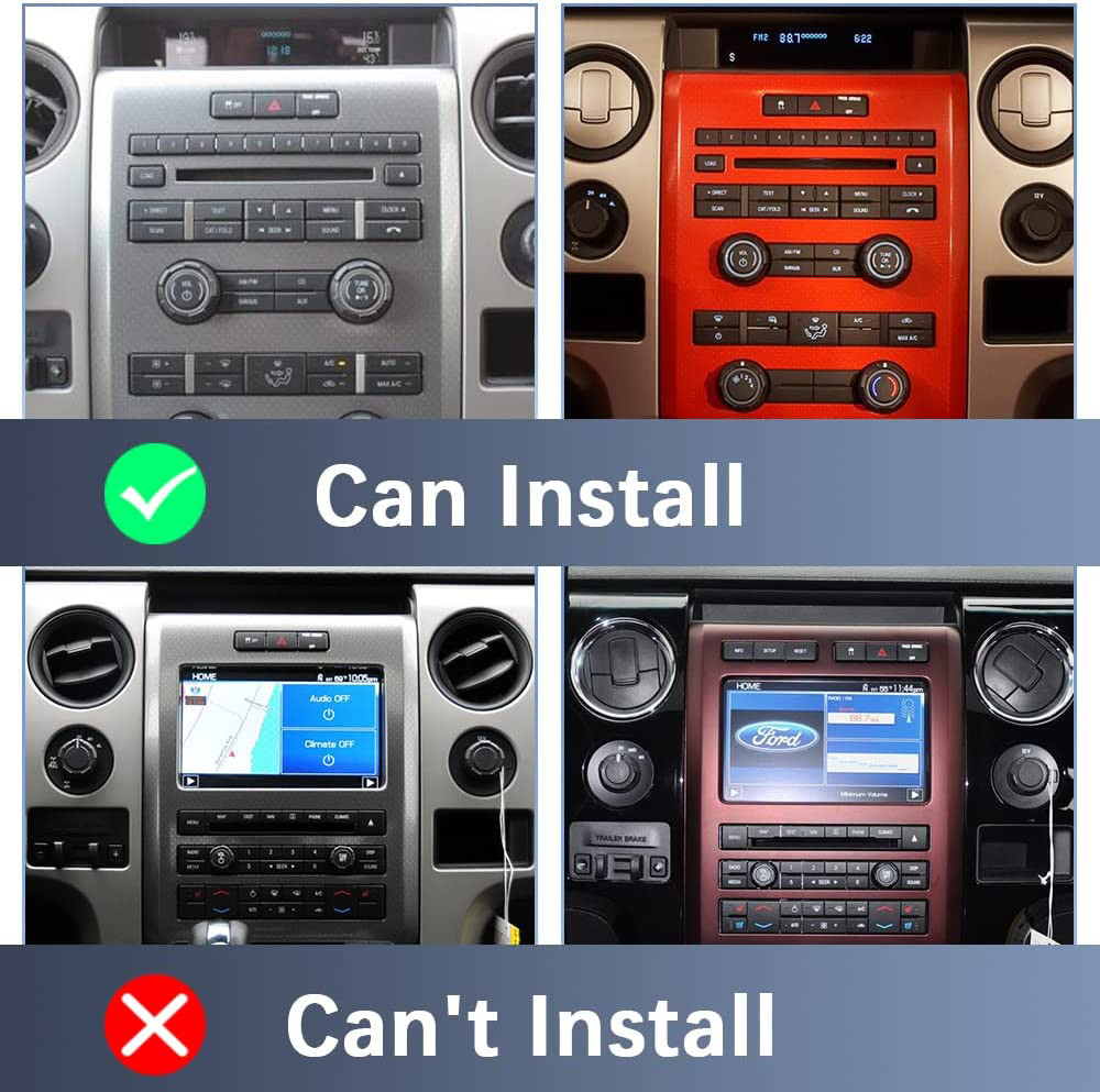 13″ Carplay For 2009-2014 Ford F150 Android Car Stereo Radio Navi 8-Core 4+64G