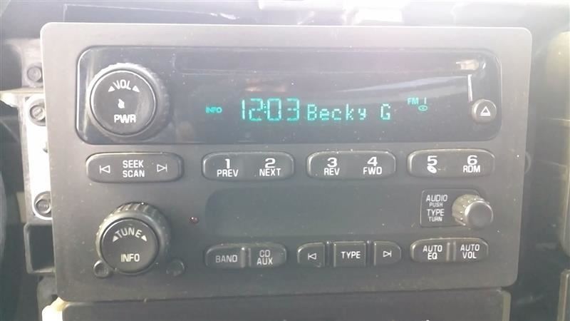 Radio Am-fm-stereo-single CD Opt UB0 Fits 05-09 ENVOY 409605
