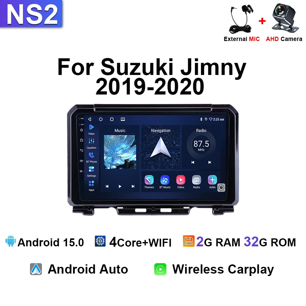 For Suzuki Jimny 2019-2020 Multimedia Player Stereo Navi GPS Carplay Car Radio