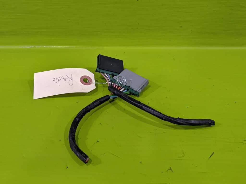 01 02 DAKOTA RADIO PIGTAIL WIRE HARNESS OEM 3874-15