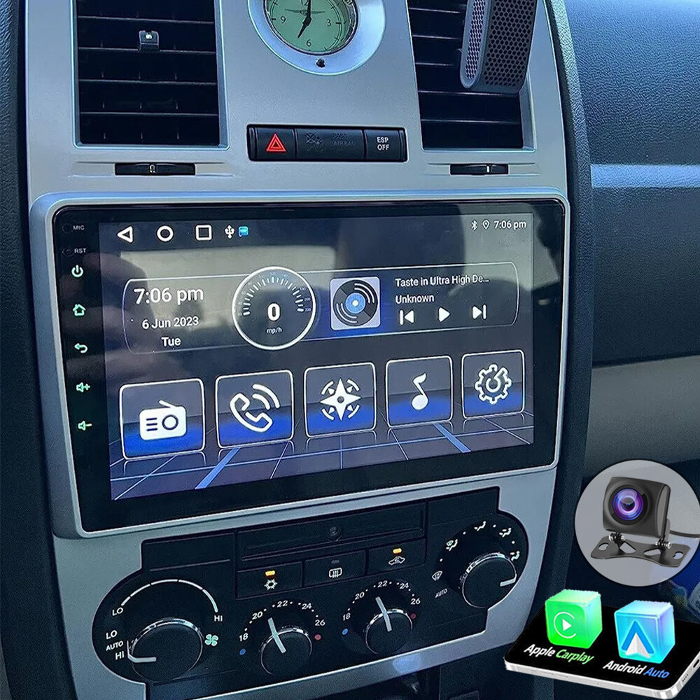 For Chrysler 300C 2005-2010 Car Radio Stereo Android 12 Carplay GPS Navi Player