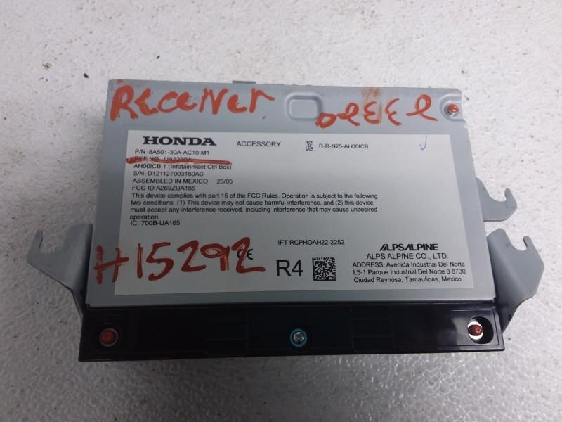 HONDA ACCORD 2023 OEM RADIO RECEIVER OEM ID # 8A50130AAC10-M1