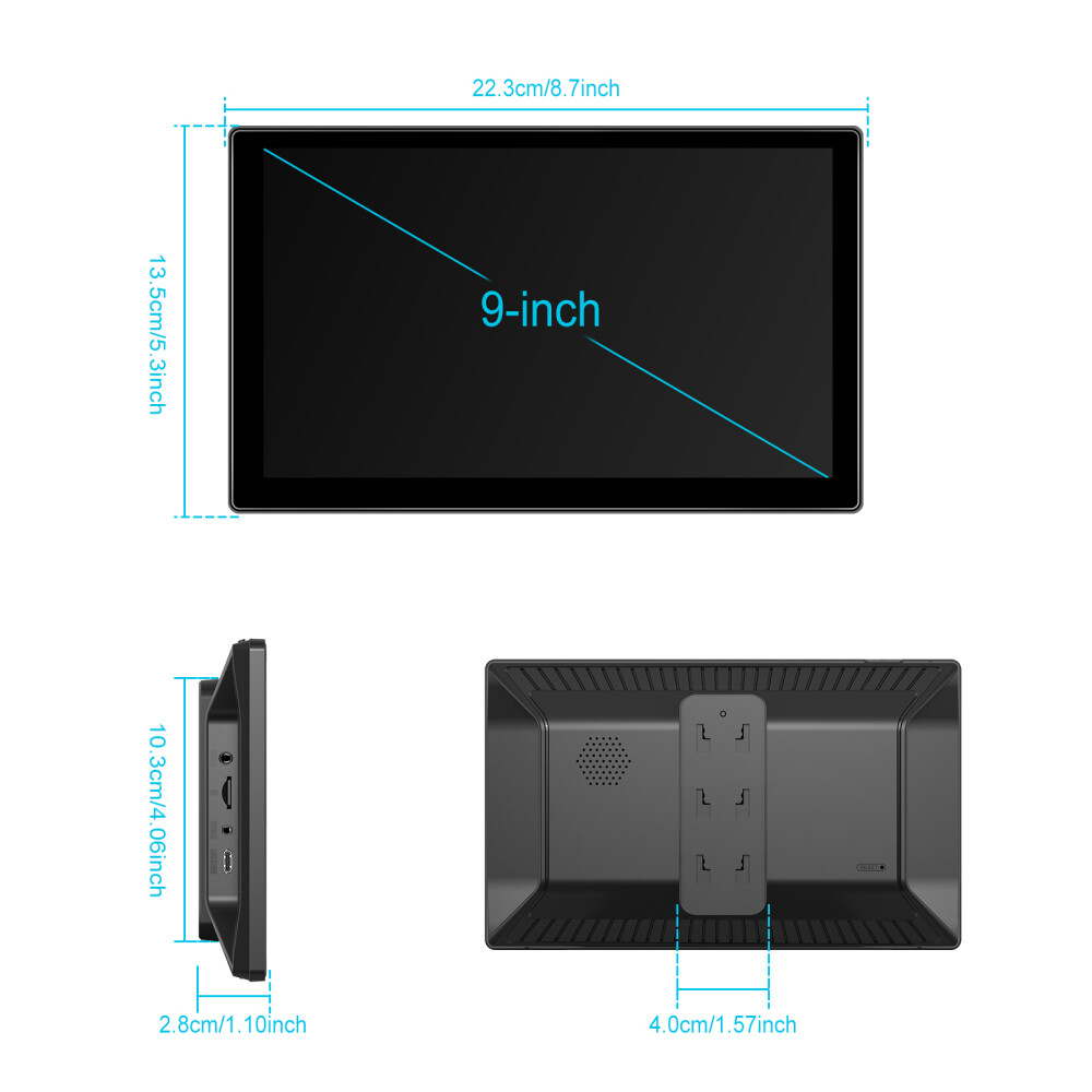 9inch Touch Screen Car Radio Apple CarPlay Android Car Compatible BT5.0 Wireless