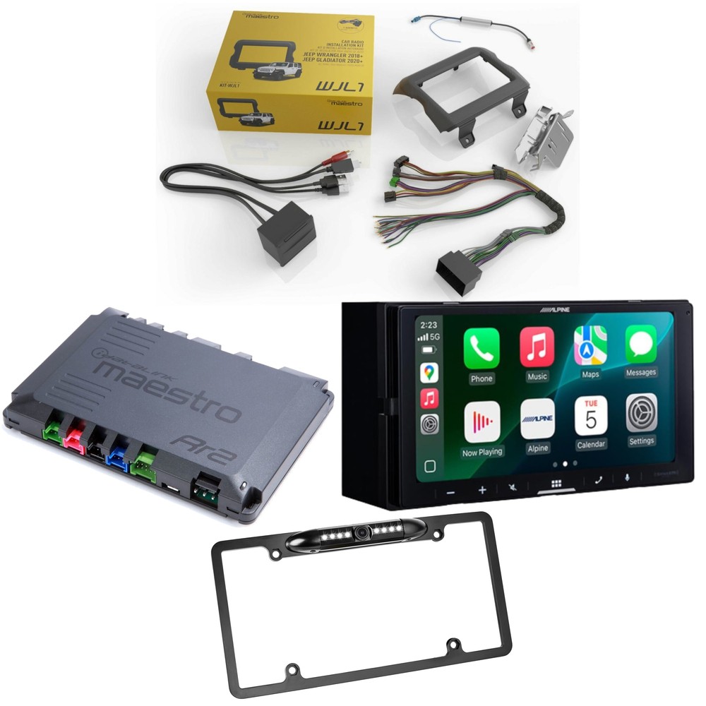 Select 2018-2023 vehicles from Jeep ILX-W770M Maestro Factory Radio Upgrade Kit