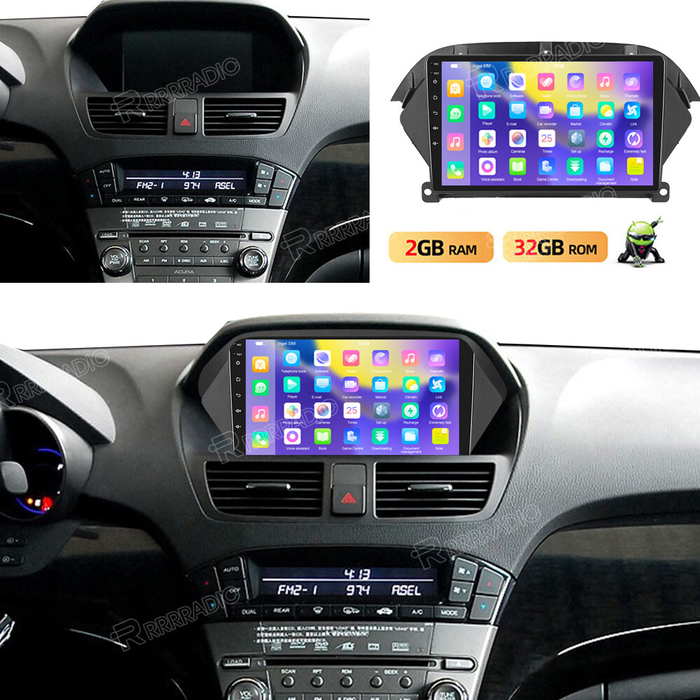 For Honda Acura MDX 2007-2013 9″ Android 13 Car Stereo Radio GPS NAVI 32G Player