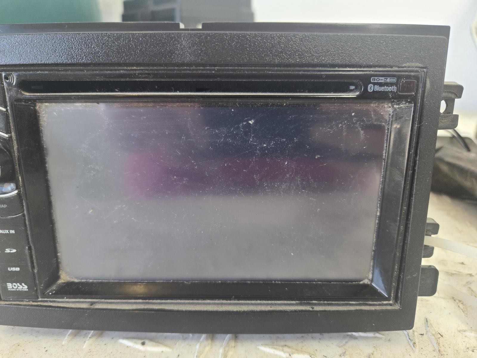 2011-2012 Ford F250-F350SD Aftermarket Boss Double Din Radio/Receiver w/Display