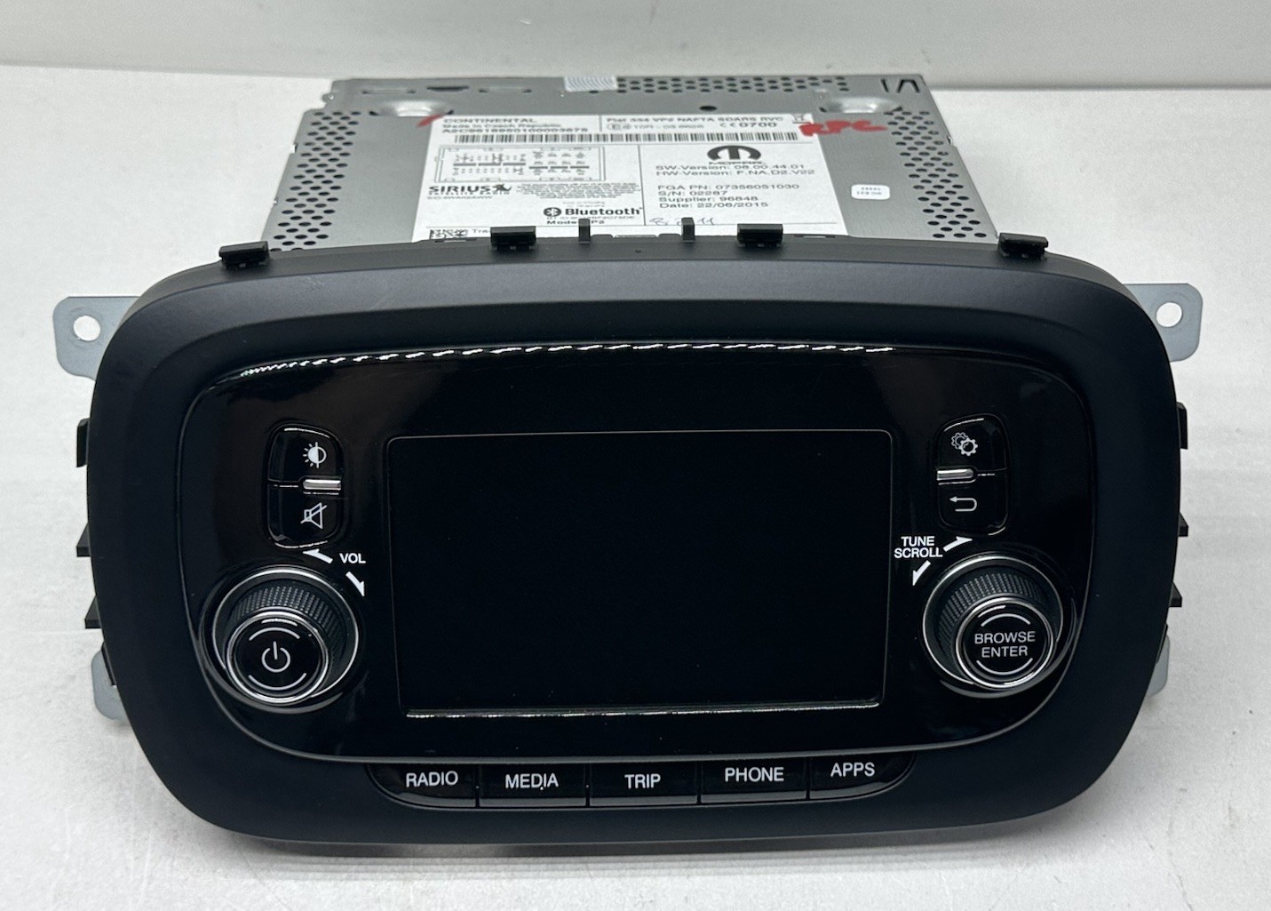 2015-2019 Fiat 500X Radio Audio FM/AM Display Receiver 5″ Screen VP2 Unit OEM